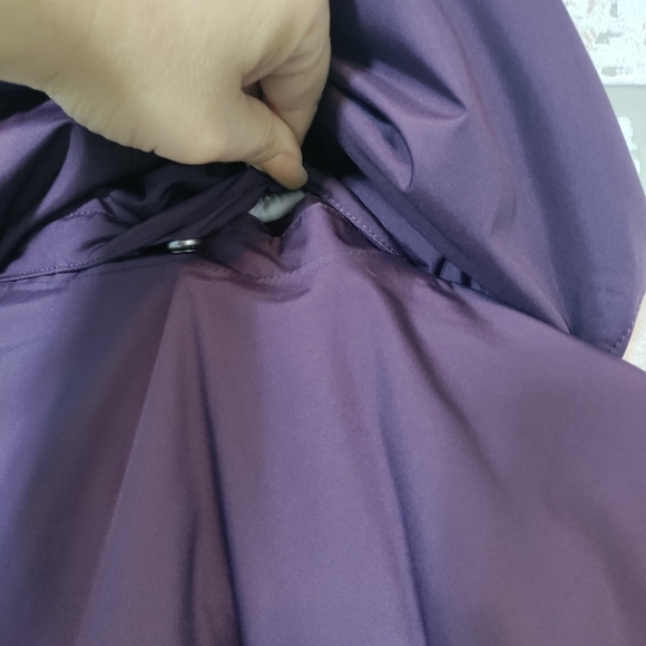 Eddie Bauer Womens Weatheredge Purple Hooded Coat Full Zip Size PXL - Picture 14 of 14